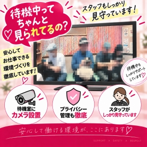 「カメラ・モニター完備」身バレ対策を徹底的にのアイキャッチ画像