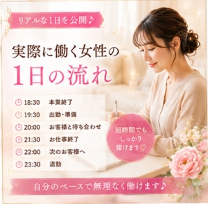 実際に働く女性の1日をご紹介します。のアイキャッチ画像